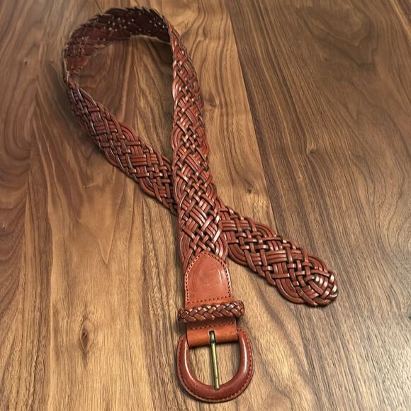 Lands\' End Brown Braided Belt - 32 main image 4